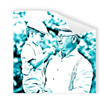 Poster Pop art 1 photo monochrome