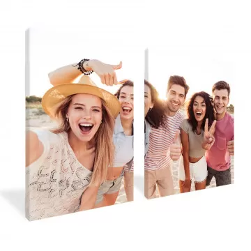 Tableau personnalisé photo en 2 parties | Impression photo en grand