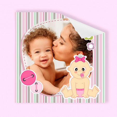 Poster photo HD bébé modèle fille