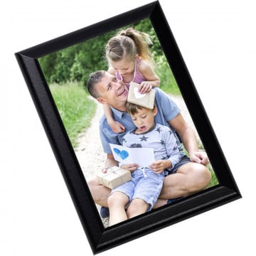 Cadre 1 photo bord noir personnalisé