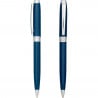 Zoom sur stylo bleu