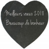 Dessous plat coeur ardoise