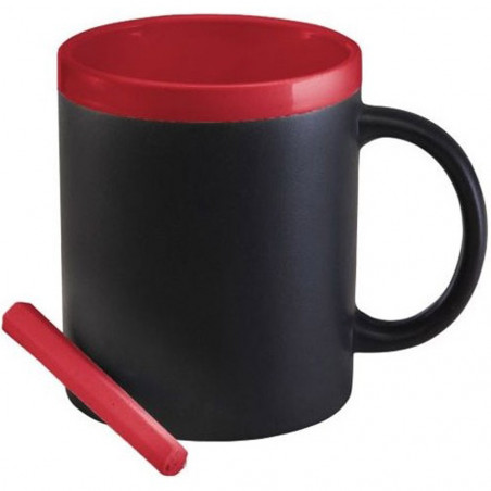 Mug ardoise avec craies