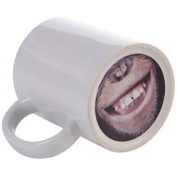Mug sourire de singe personnalisé photo