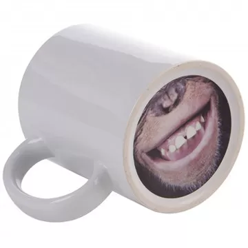 Mug sourire de singe personnalisé photo