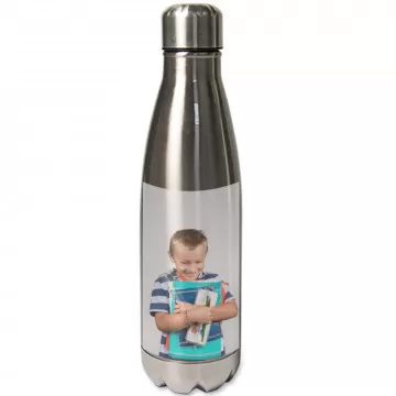 Bouteille thermos gris