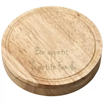 Set à fromage de 3 ustensiles gravé