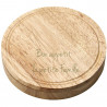Coffret bois fromage rond