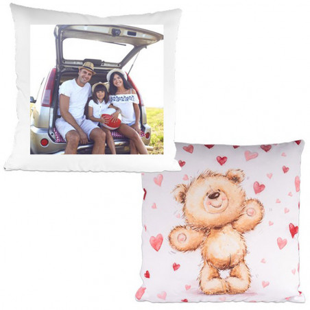 Coussin nounours personnalisé