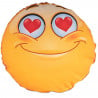 Coussin smiley rond