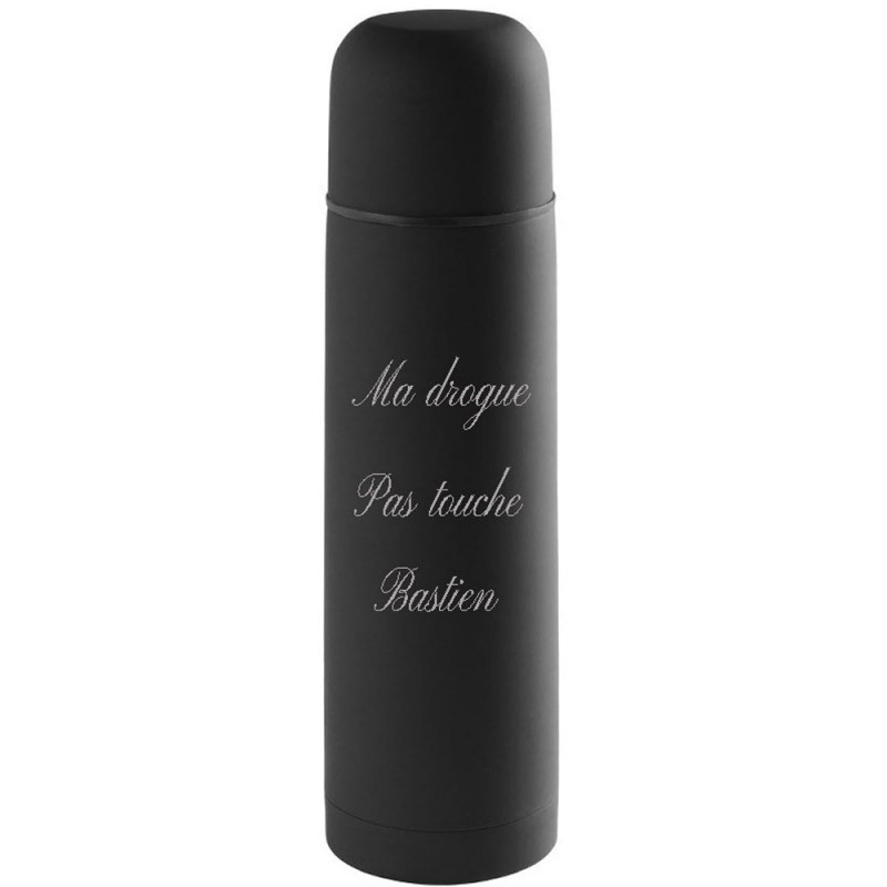 Bouteille thermos gravée