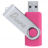 Clé USB rose personnalisable gravé