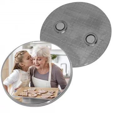 Magnet rond personnalisé en métal