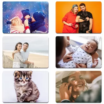 Magnet photo personnalisé. Lot de 6 magnets personnalisés