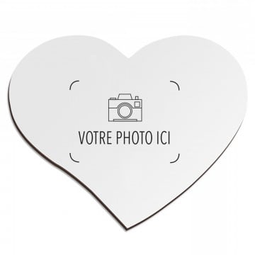 Horloge coeur grand format personnalisée