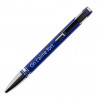 Stylo alu bleu personnalisé