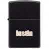 Briquet black mat zippo