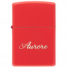 Briquet red mat zippo