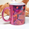 Mug photo rose brillant personnalisé