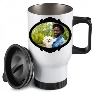 Mug photo thermos personnalisé