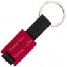 Porte clefs métal rouge personnalisé