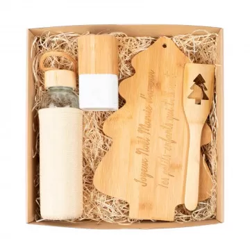 Coffret de noel spécial gourmand gravé