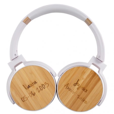 Casque audio bluetooth personnalisé