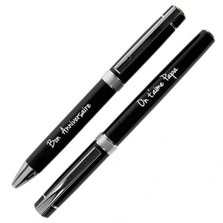 Parure 2 stylos personnalisés