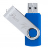Clef USB bleu personnalisé