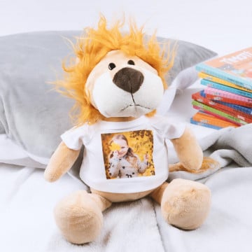 Peluche Lion photo à personnaliser