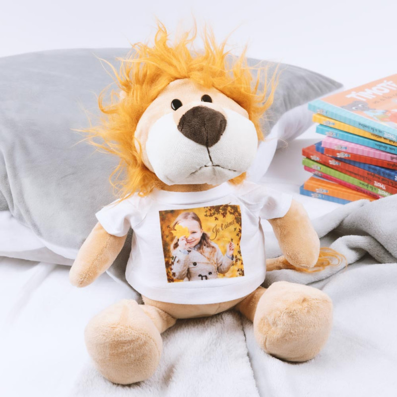 Peluche 'Lion' avec logo