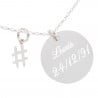 Collier hashtag gravé