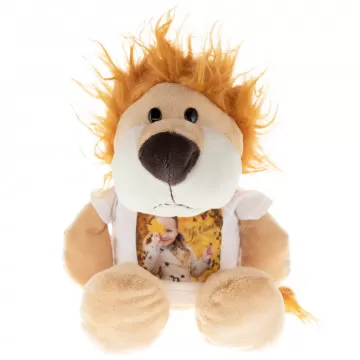 Peluche Lion photo à personnaliser