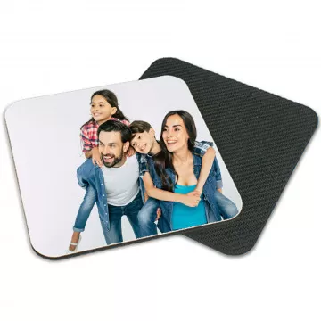 Dessous de verre flexible avec montage photo