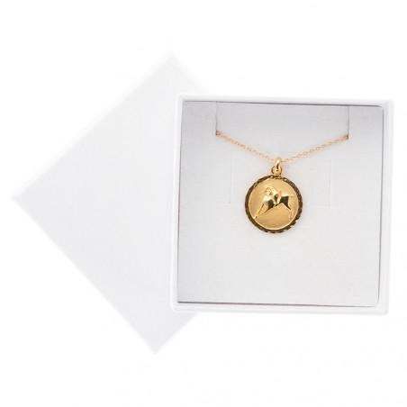 Collier plaqué or zodiaque signe Bélier personnalisé