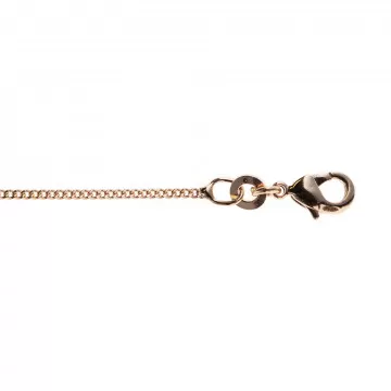 Chaine collier enfant 38 cm forçat en plaqué or 18 carats