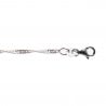 Chaine adulte 50 cm maille Singapour en argent