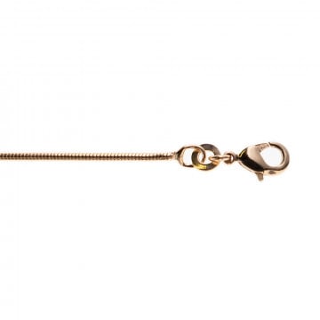 Chaine 50 cm avec maille Serpent - Chaine en plaqué Or jaune 18K