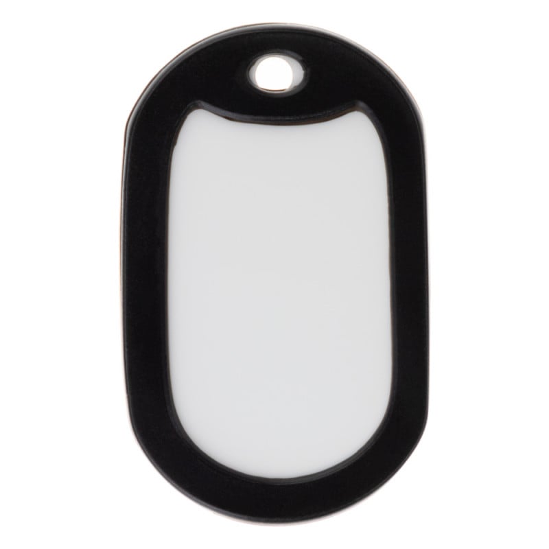 Protection noire Dog tag