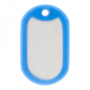 Protection bleue pour plaque militaire