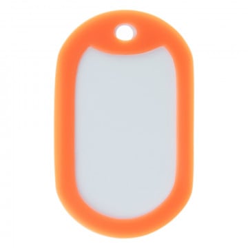 Protection orange pour plaque militaire
