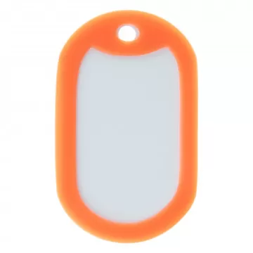 Protection orange pour plaque militaire