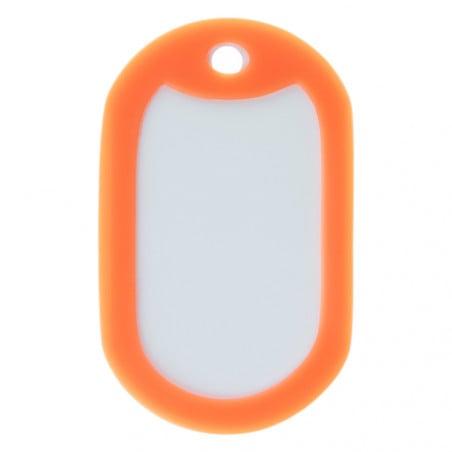 Protection orange pour plaque militaire