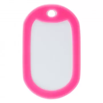 Protection souple rose pour Dog Tag