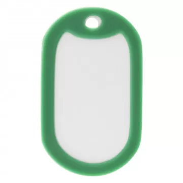 Protection vert foncé plaque militaire
