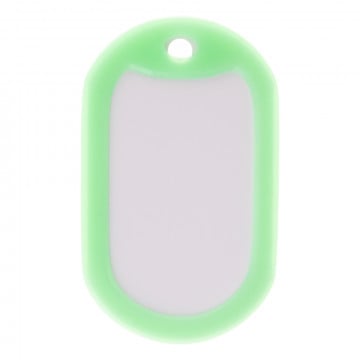 Protection vert clair de plaque militaire