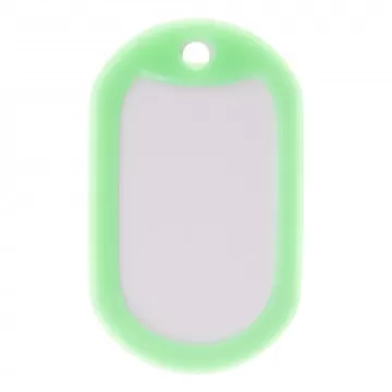 Protection vert clair de plaque militaire