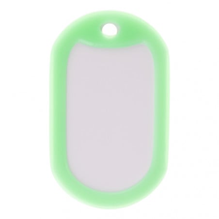 Protection vert clair de plaque militaire