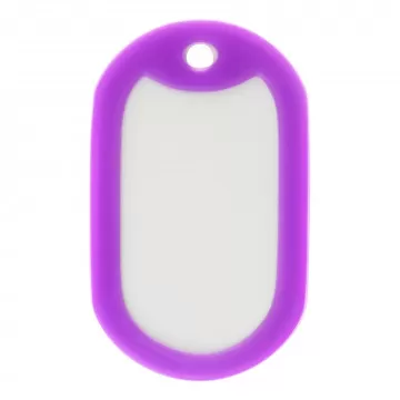 Protection violet plaque militaire
