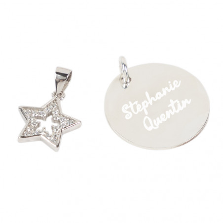 Collier étoile personnalisable